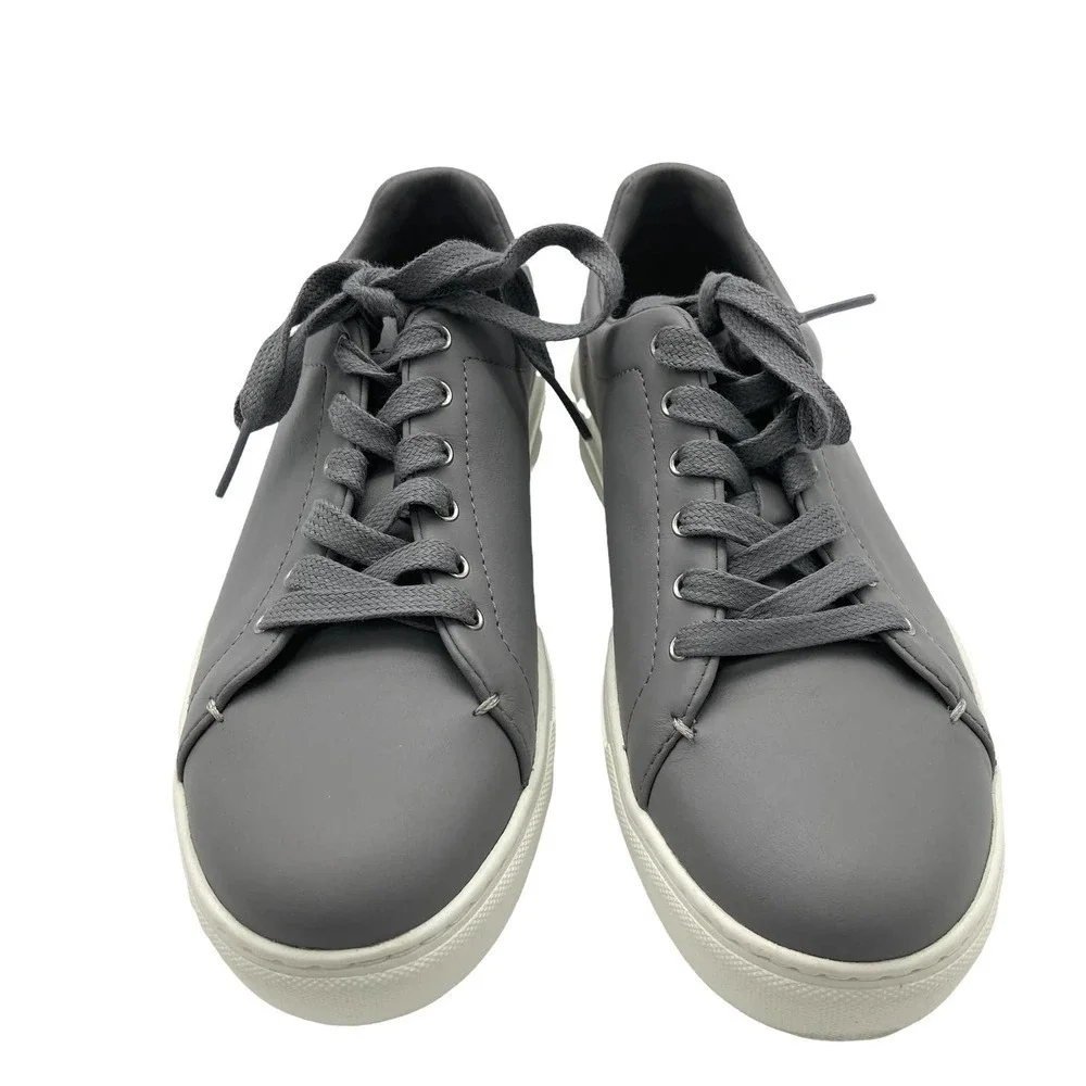 NEW RAG & BONE Kent embossed two-tone leather sneakers - Picture 2 of 7